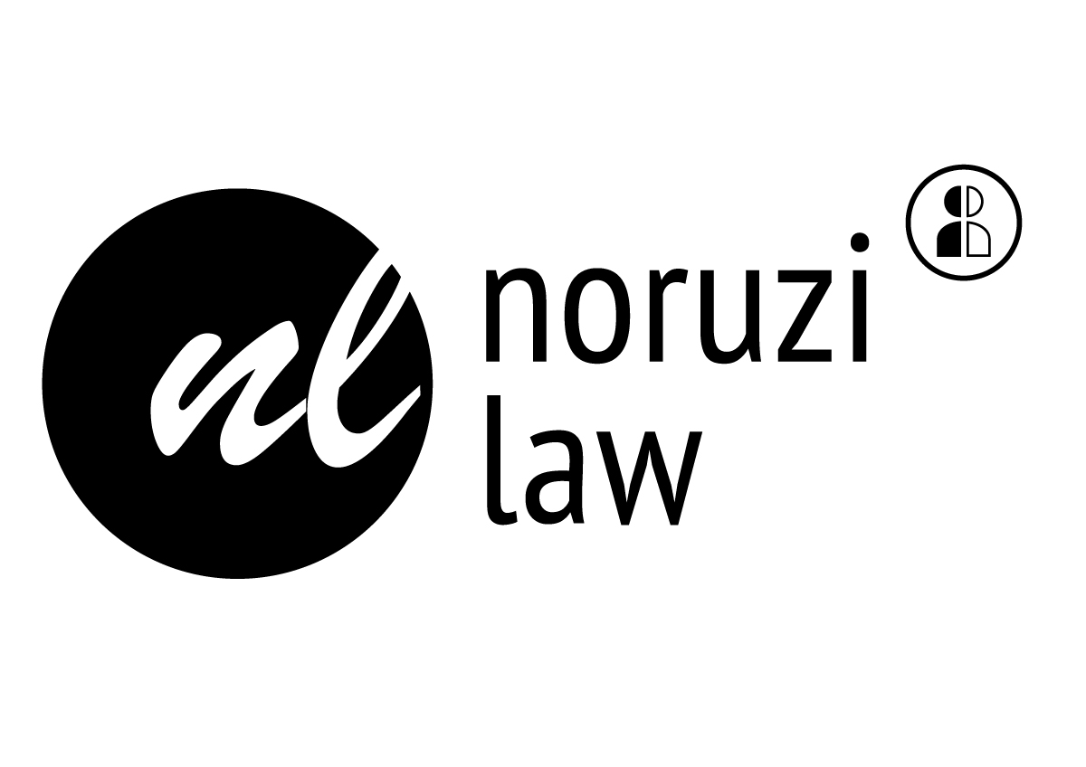 Logo Noruzi Law mit weißem Hintergrund